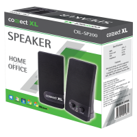 Set zvučnika 2.0 Connect XL CXL-SP200, 6W, USB, crni