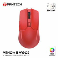 MIŠ GAMING BEŽIČNI FANTECH 4000 DPI VENOM II WGC2-RD VIBE CRVENI