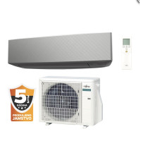 Fujitsu Design Inverter 3.4 kW - crna - ASEG12KETF-B/AOEG12KETA, R32, mogućnost WiFi