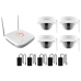 Set za video nadzor, 9ch, 4 x kamera, 2.0 Mpixel, WiFi